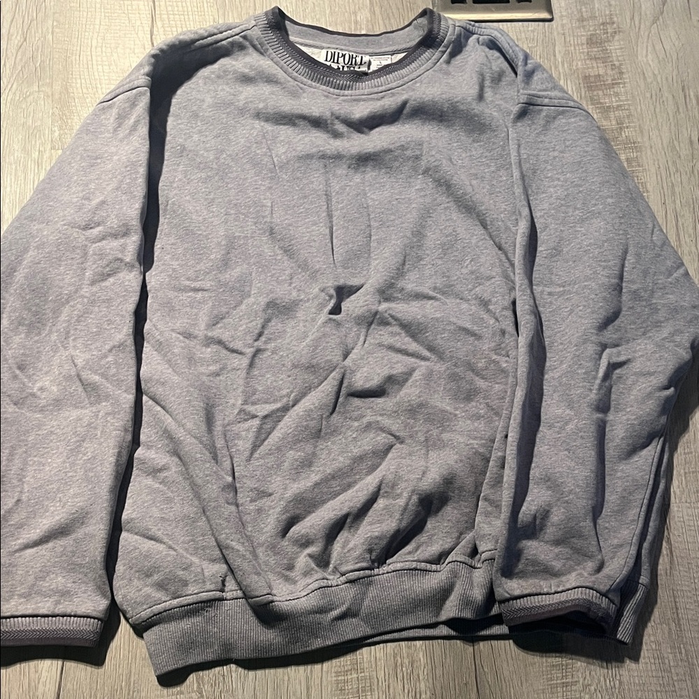 Classic Gray Crewneck Sweater